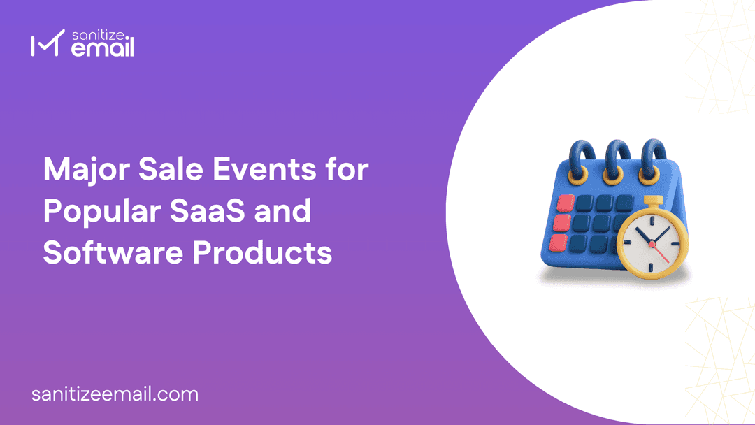 Major Sale Events for Popular SaaS and Software Products