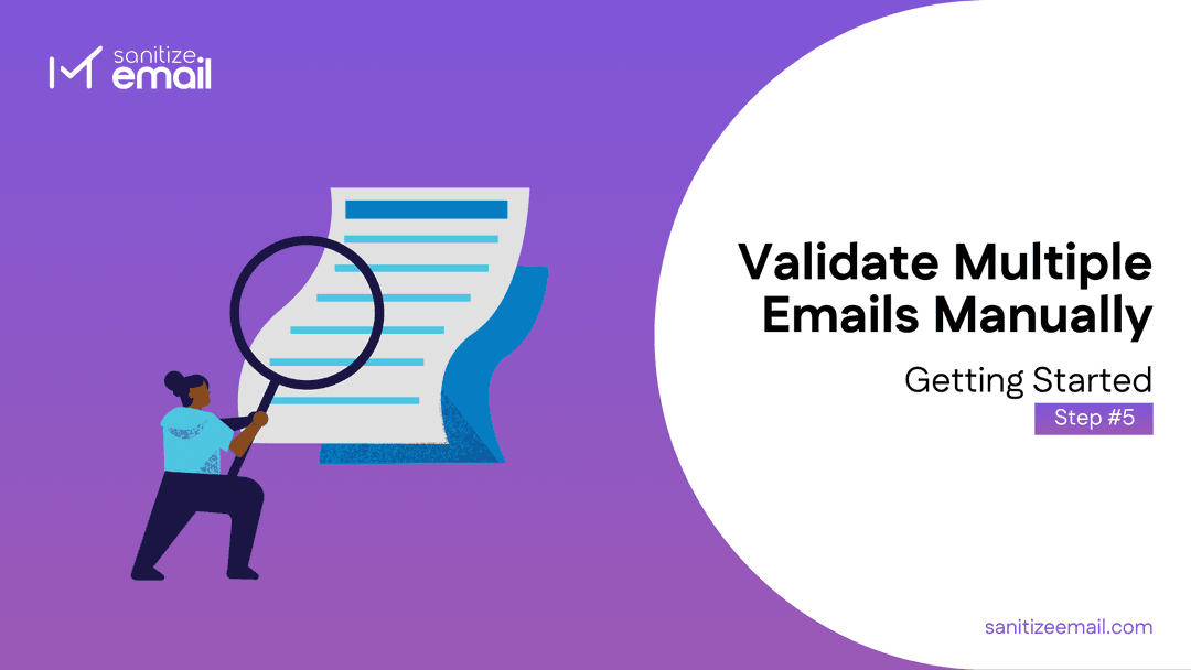 Step 5: Validate Multiple Emails Manually